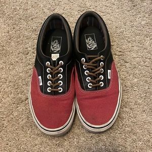 Red + Black Vans